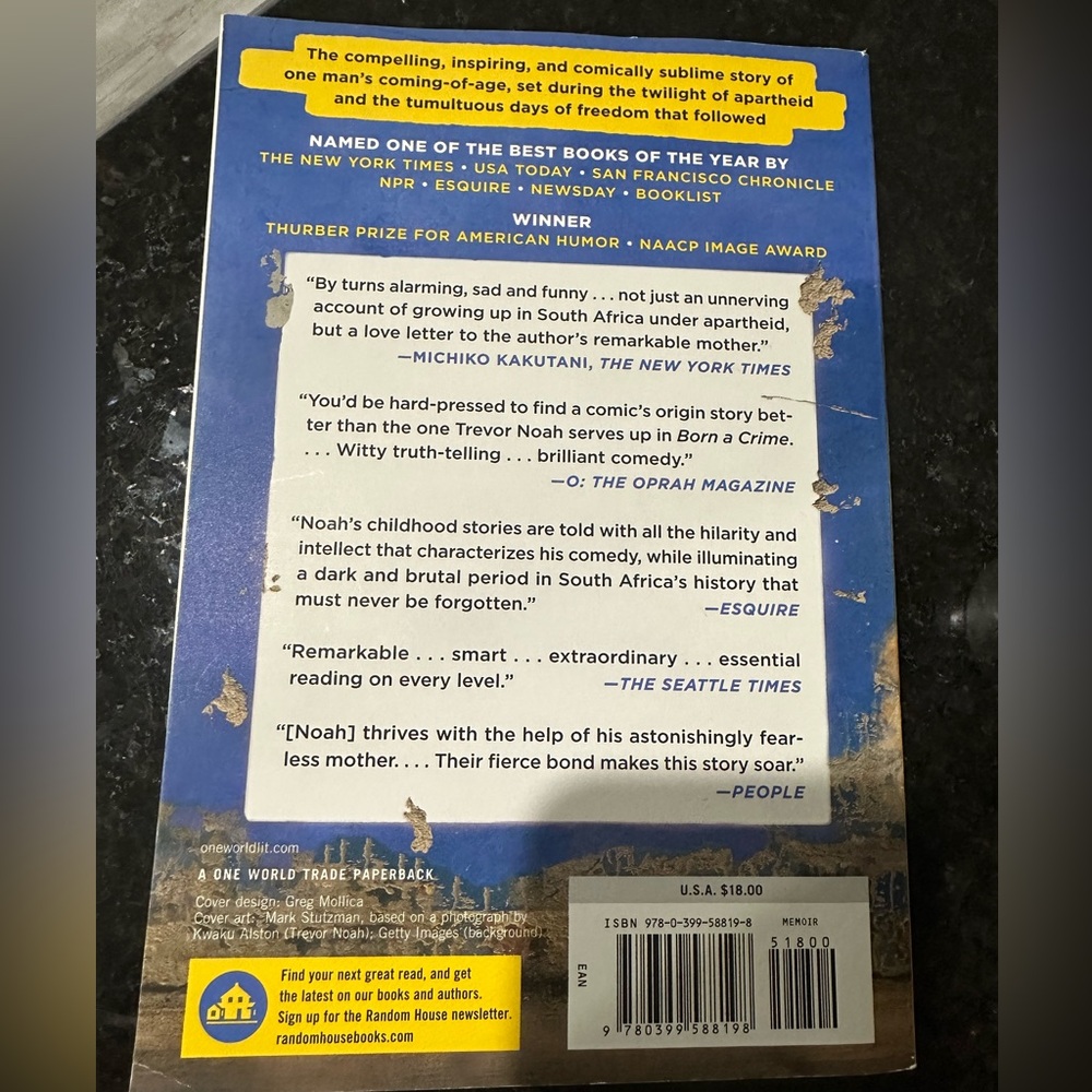 Book: Trevor Noah Born a Crime - Picture 2 of 2